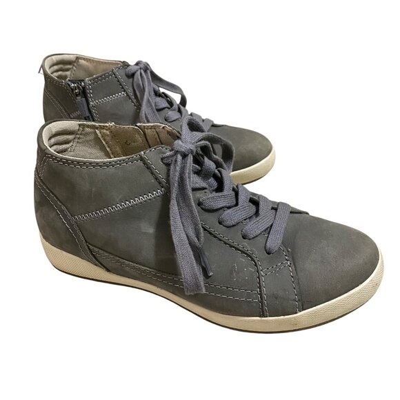 Dansko Onyx Sneaker Womens 5.5 Gray Athleisure Comfort Hipster Work Wear Preppy - Picture 2 of 7